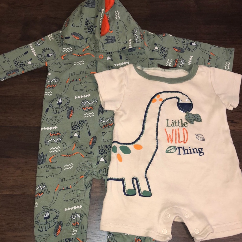 Mini b baby jumpsuit bundle